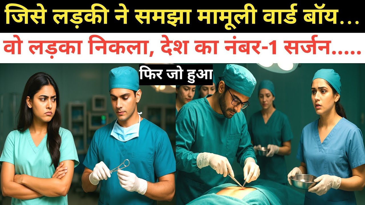 जिसे लड़की ने समझा मामूली वार्ड बॉय…वो निकला देश का नंबर-1 सर्जन! फिर जो हुआ | Inspirational Story |
