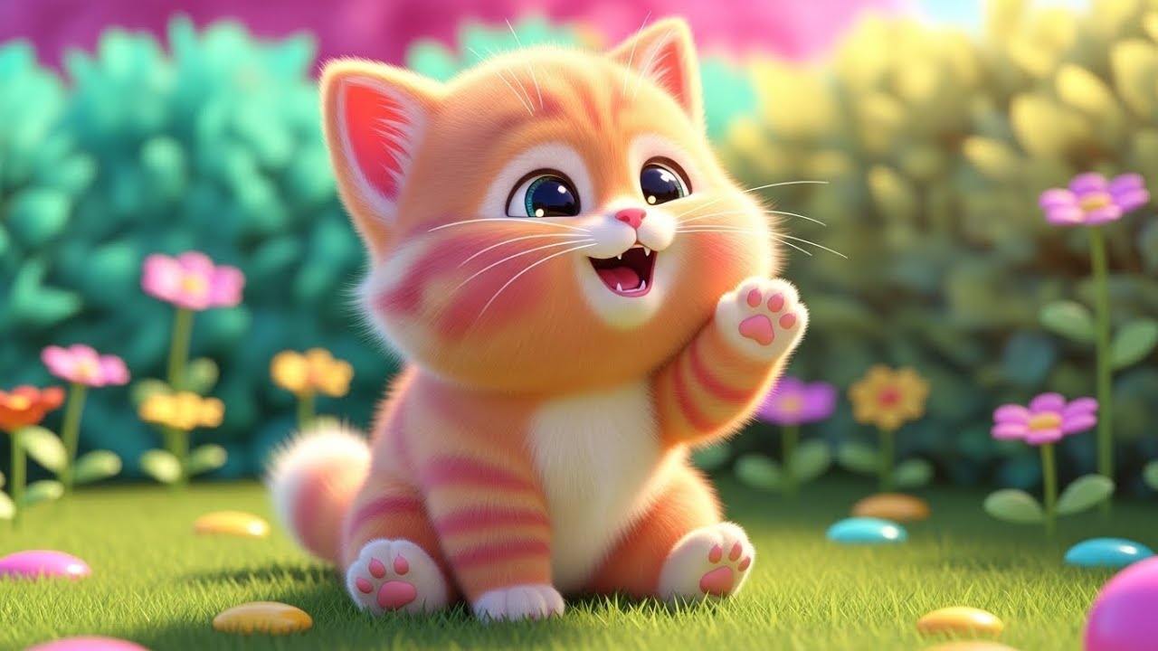 Meow & Say! Little Kitten Learns to Talk 🐱🎶 | Kids Sing-Along