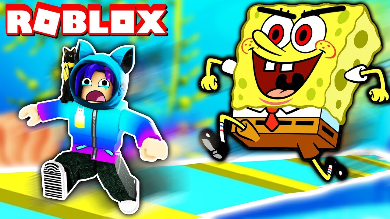 ESCAPE FROM THE EVIL SPONGEBOB OBBY IN ROBLOX!