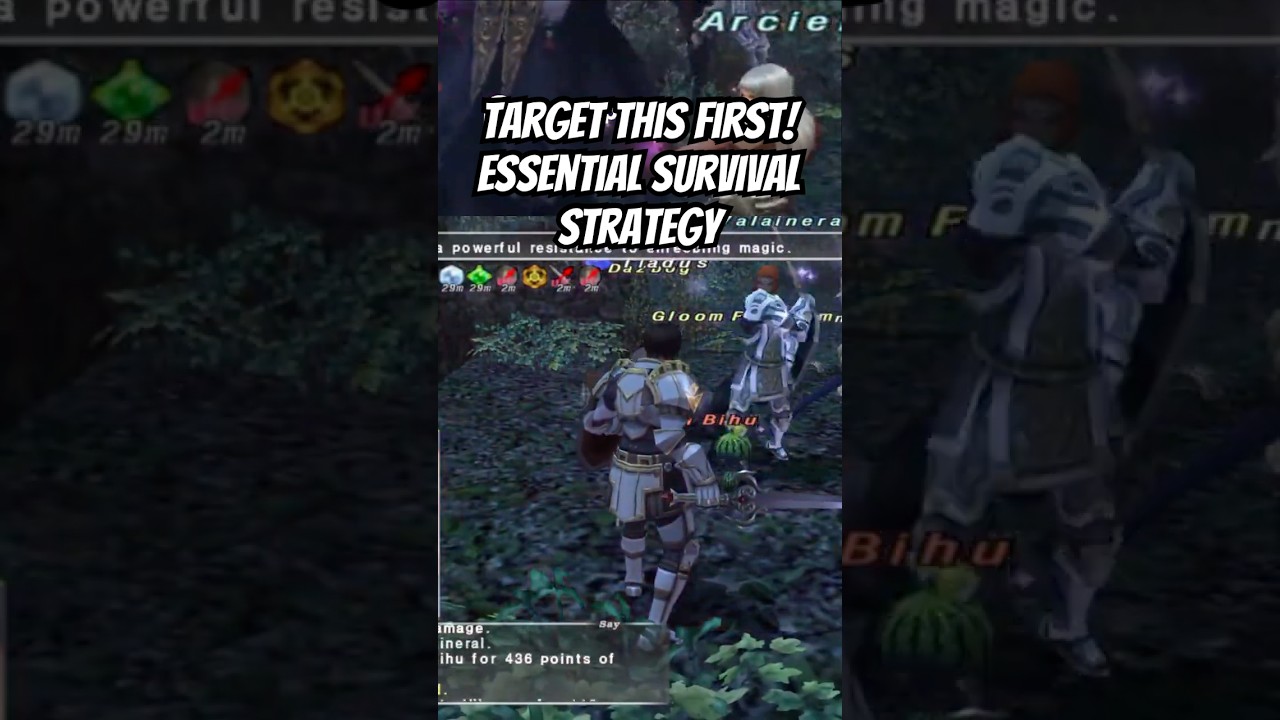 Target This First! Essential Survival Strategy in Final Fantasy XI Online