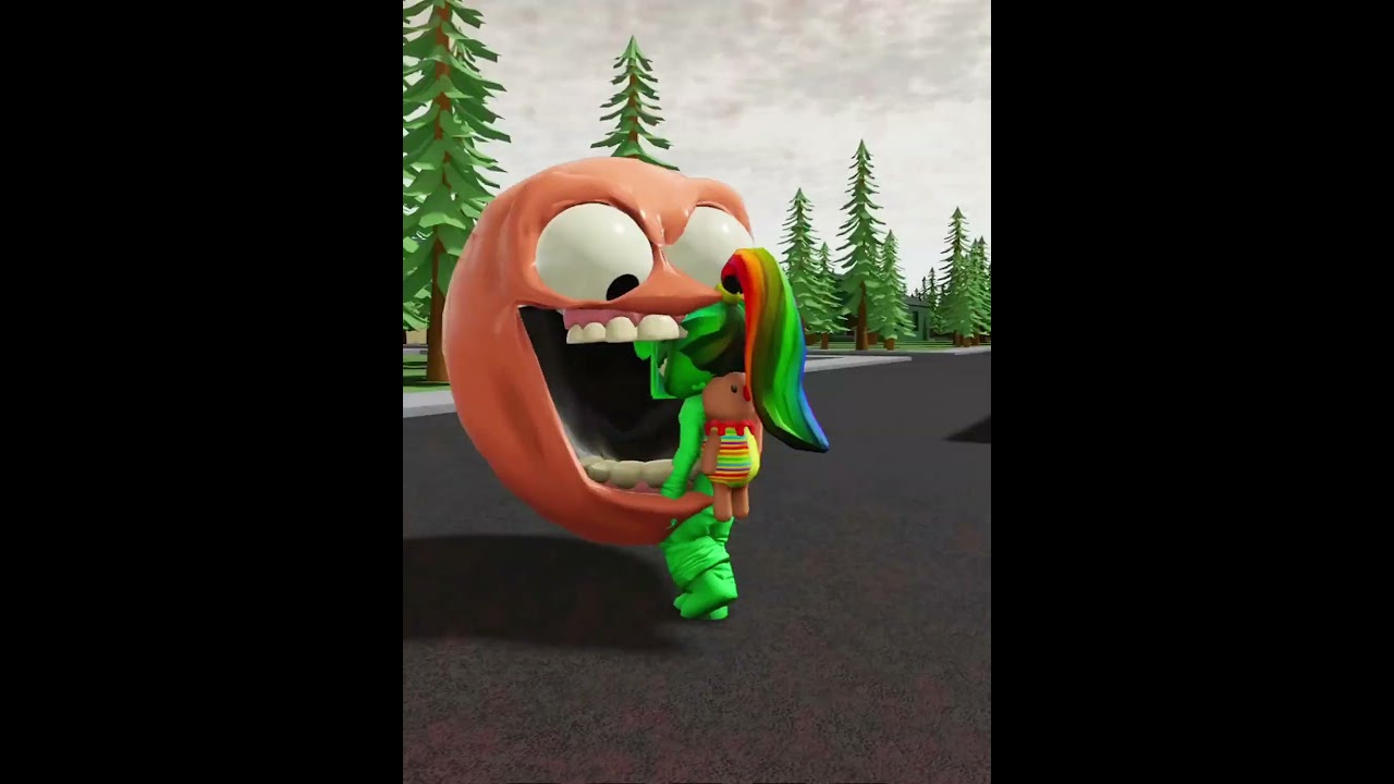 Кошмар GEF Зелёной Девочки! 😱~#roblox