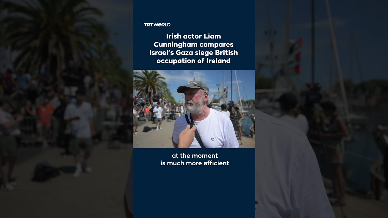 Irish actor Liam Cunningham compares Israel&rsquo;s Gaza siege British occupation of Ireland