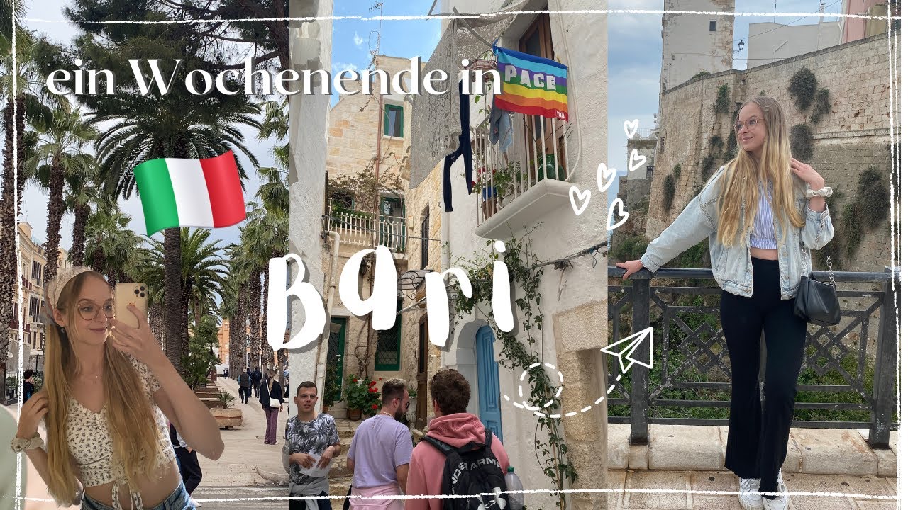 impressions of Bari 🇮🇹 ein Wochenende Trip mit Freunden in Italien ♡︎