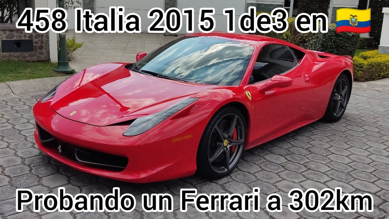 Ferrari 458 Italia corriendo a 302km en Ecuador 🇪🇨💥
