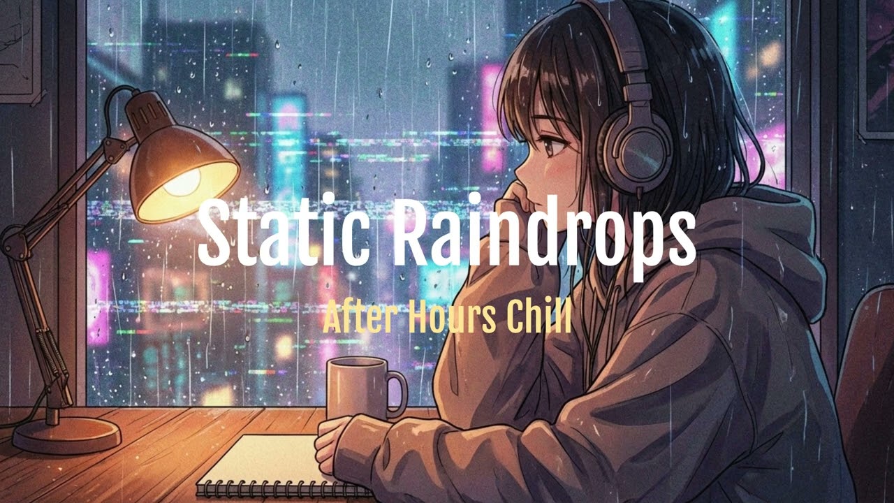 Static Raindrops Vol.08 | Smooth & Mellow Vibes for Deep Focus & Sleep