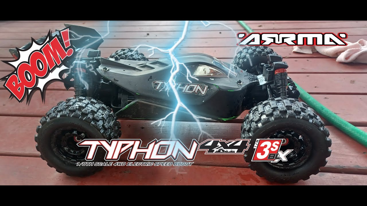 Arrma Typhon 1/8 scale 3s Badlands MX28 17mm Belted