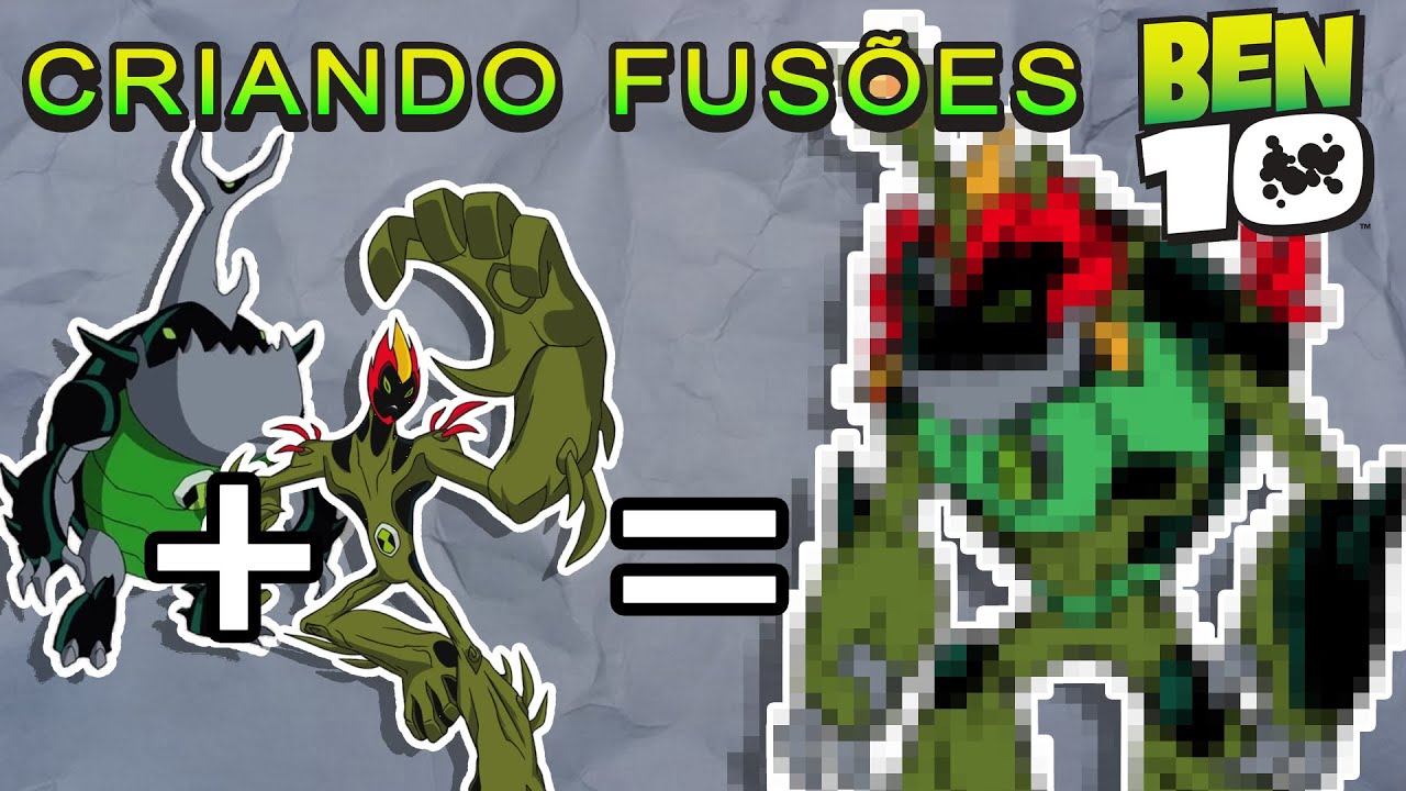 Criando fusões estranhas para os aliens de Ben 10!