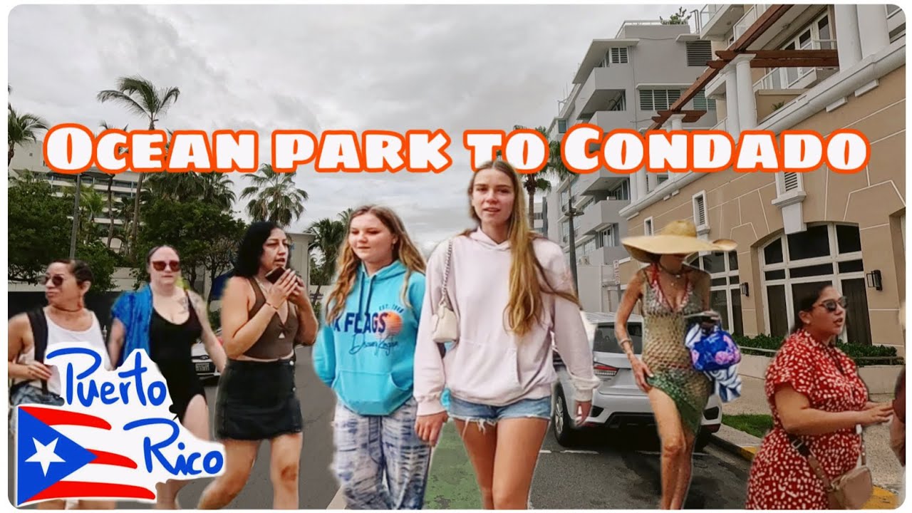 4k Ocean park to Condado Puerto Rico | scooting down Ashford avenue from Ocean Park to Condado!