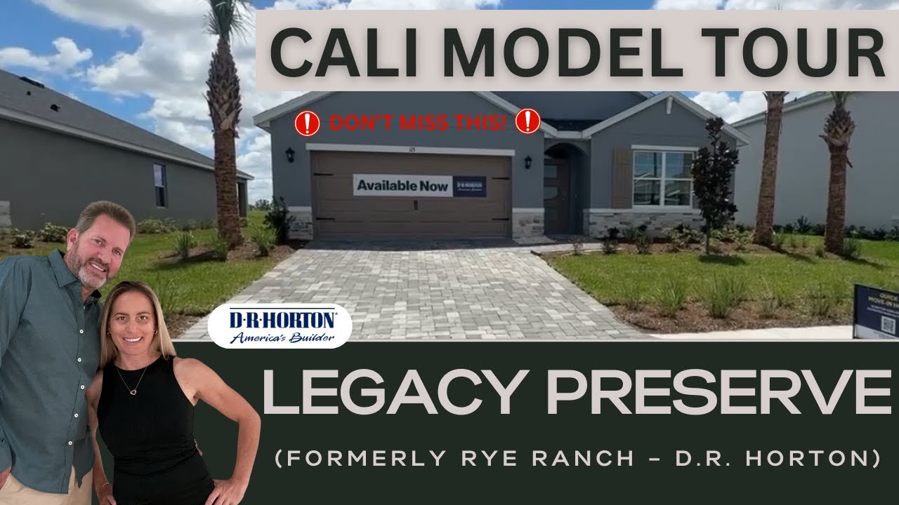 🔥 Inventory Home Alert! Cali Floorplan in Legacy Preserve, Parrish FL