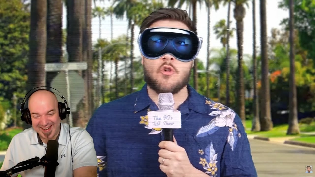 90's Time Traveler Discovers Apple Vision Pro | DG REACTS to RYAN GEORGE