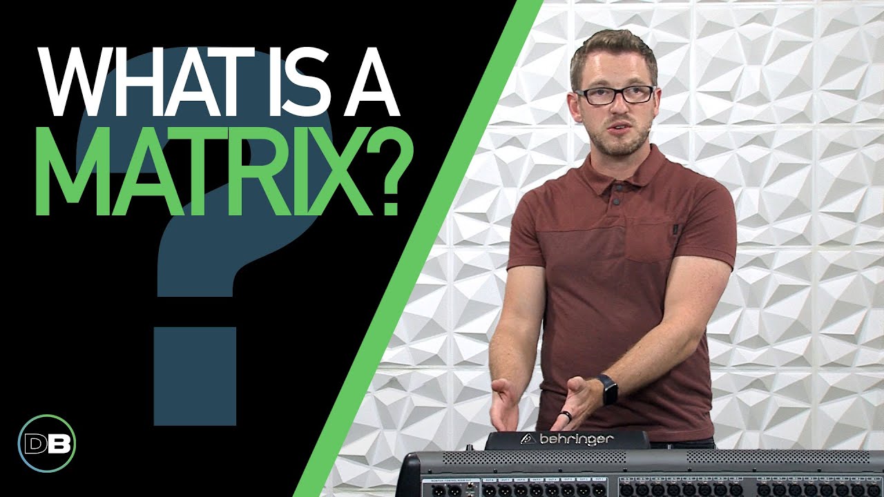 Что такое Matrix Behringer X32