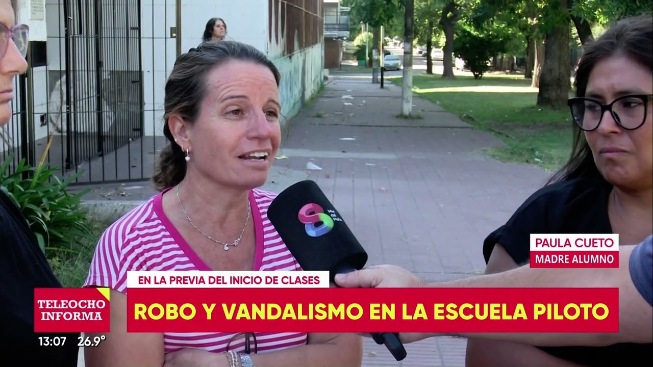 ROBO Y VANDALISMO EN LA ESCUELA PILOTO