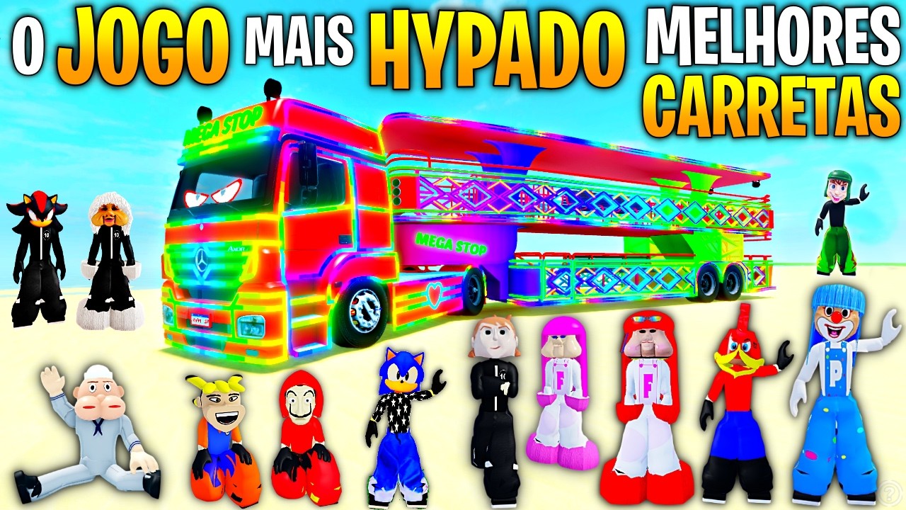 AS MELHORES CARRETAS FURACÃO no JOGO MAIS HYPADO do MOMENTO FOFÃO na CARRETA DA ALEGRIA no ROBLOX