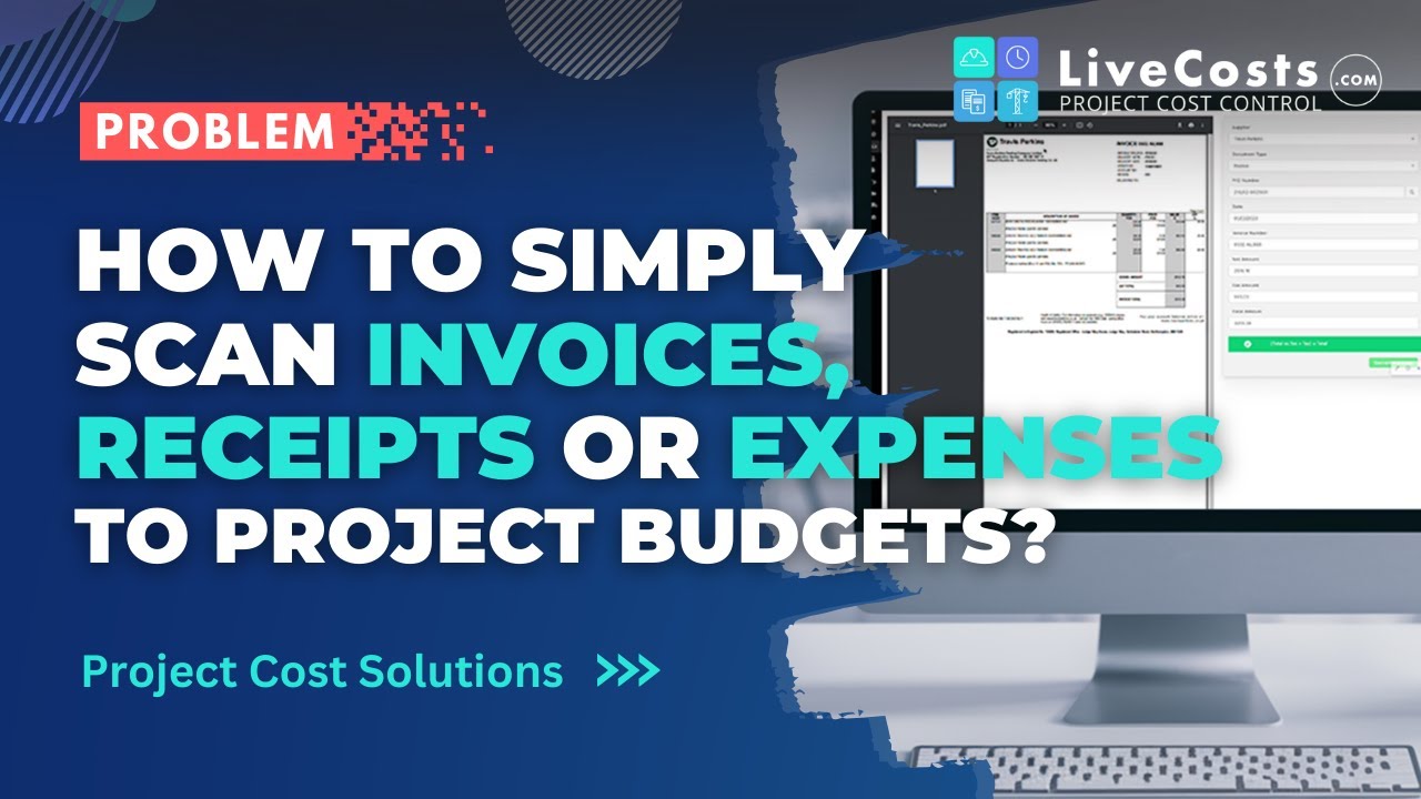 How to Scan Invoices, Receipts, or Expenses to Project Budgets Simply