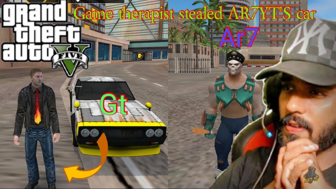 GAME THERAPIST STEALED AR7YT'S CAR GTA 5 MALAYALAM GAMEPLAY@ar7yt @GAMETHERAPISTYT!!🤔