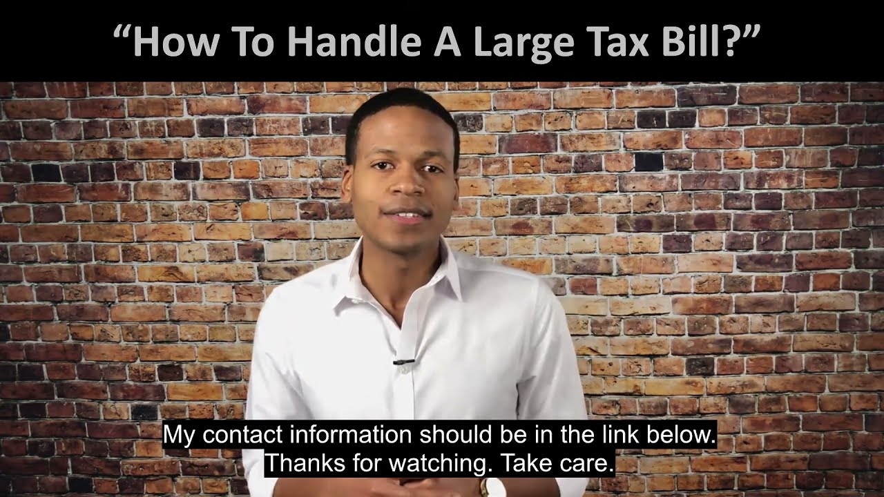 How Do I Pay Off A Large Tax Debt?