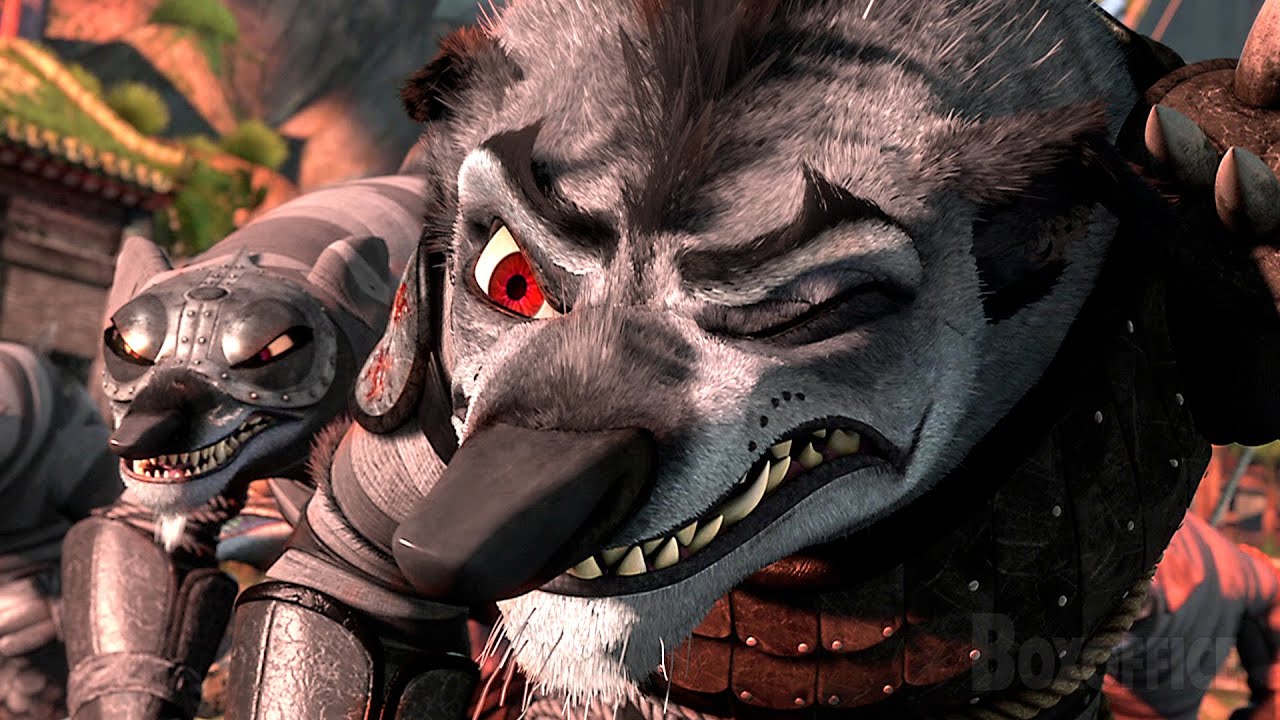 Po & The Furious Five VS The Wolf Army | Kung Fu Panda 2 | CLIP 🔥 4K