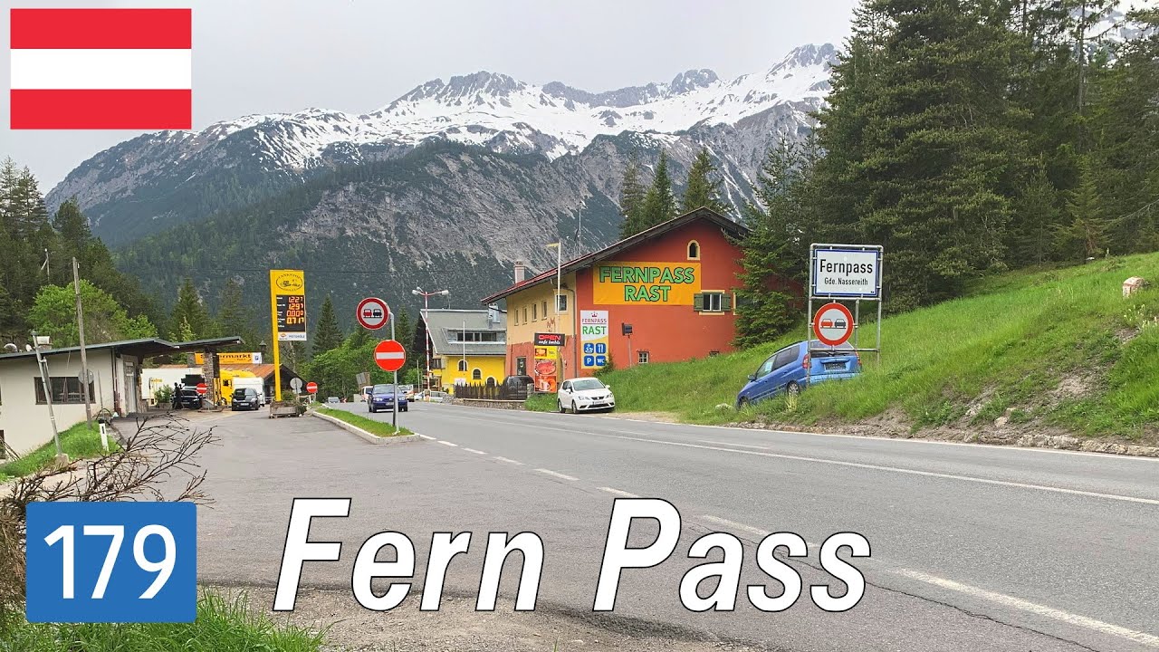 Austria: B179 across the Fern Pass (Tyrol)