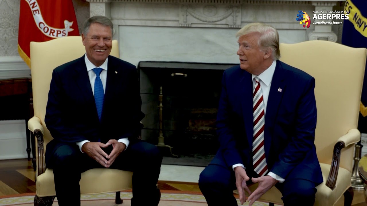 Trump, la întâlnirea cu Iohannis: Mi-ar plăcea să vin în România