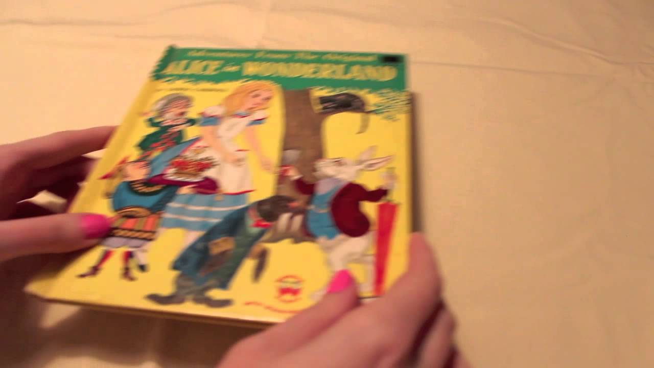 Alice in Wonderland Softly Spoken (ASMR page turning + whispering)