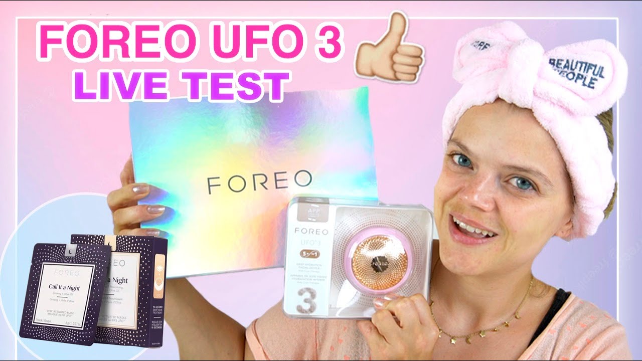 NEU! FOREO UFO 3 LIVE TEST | TUTORIAL DEUTSCH