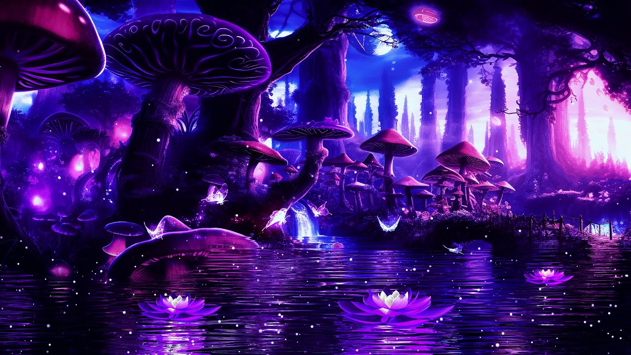 Peaceful Night 💜 Soothing Deep Sleep Music ★ Mystical Calming Music To Help You Sleep