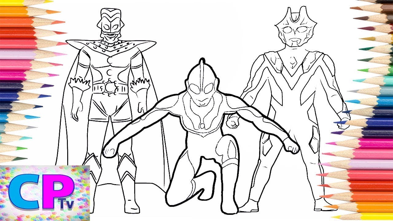 Ultraman Coloring Pages/Ultraman King/Ultraman Dark/Ultraman Xenon/RUD - Future [COPYRIGHT FREE]