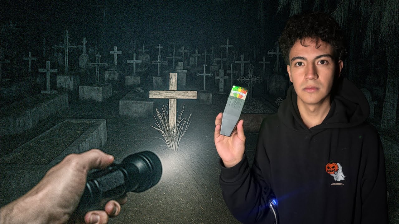 Sobreviviendo una NOCHE en el PANTEÓN más EMBRUJADO de México 🇲🇽 ☠️
