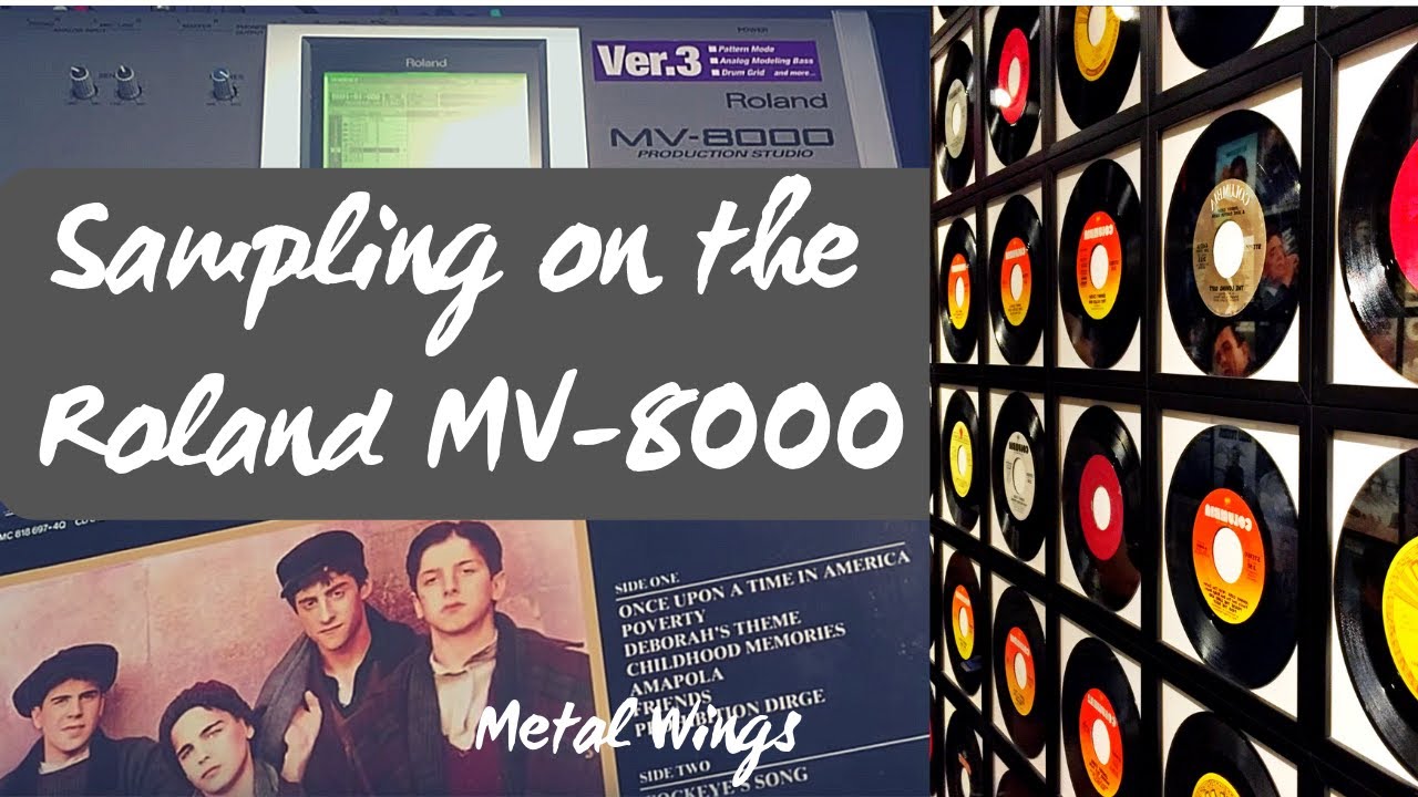 Sampling On The Roland MV-8000 - Making a Quick Beat