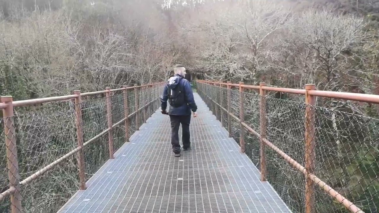 Ruta verde del ferrocarril - San Tirso de Abres (Asturias)