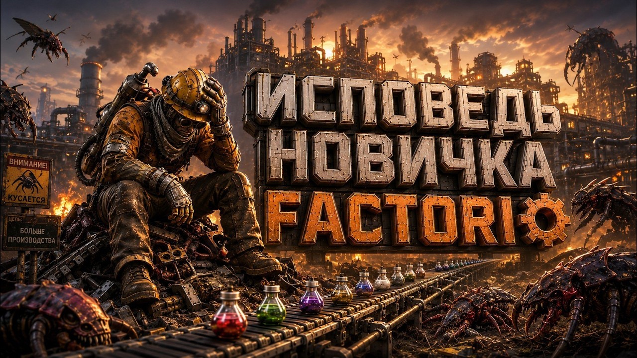 ИСПОВЕДЬ НОВИЧКА FACTORIO