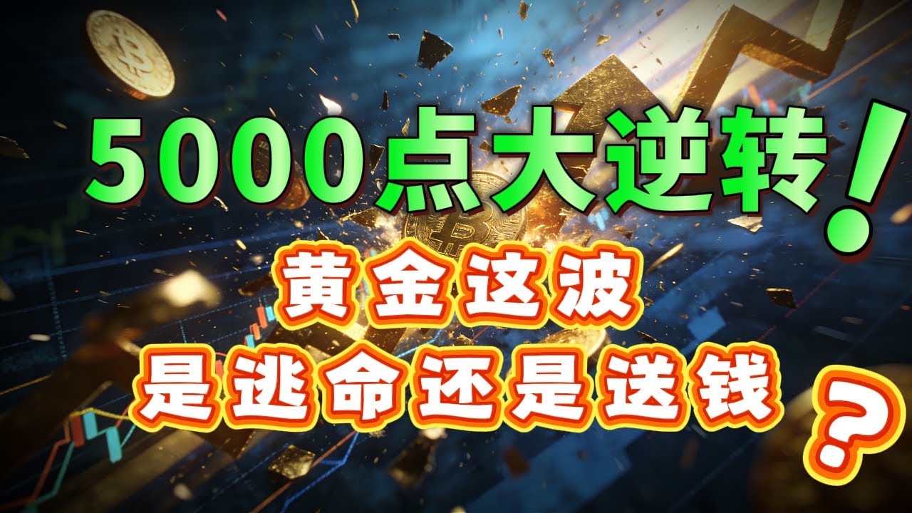 黄金涨4%收复5000！是美元走弱还是蓄势调整？不想倒在黎明前必须看懂这3个信号！#黄金 #黄金价格 #理财