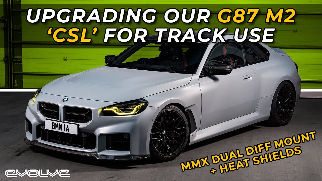 MMX Dual Diff Mount + Driveshaft Heat Shield install on our G87 M2