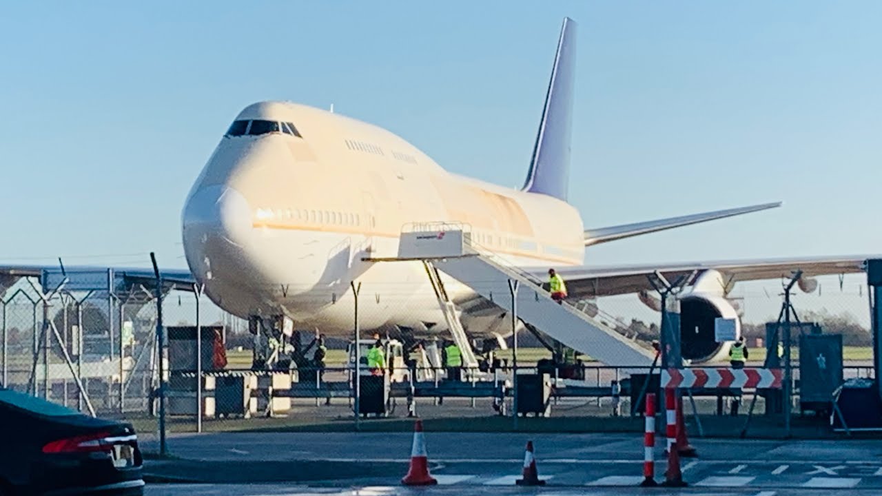Air Atlanta Icelandic Cargo 747-4H6 TF-AAD Arriving At Doncaster/Sheffield Robin Hood From Xiamen
