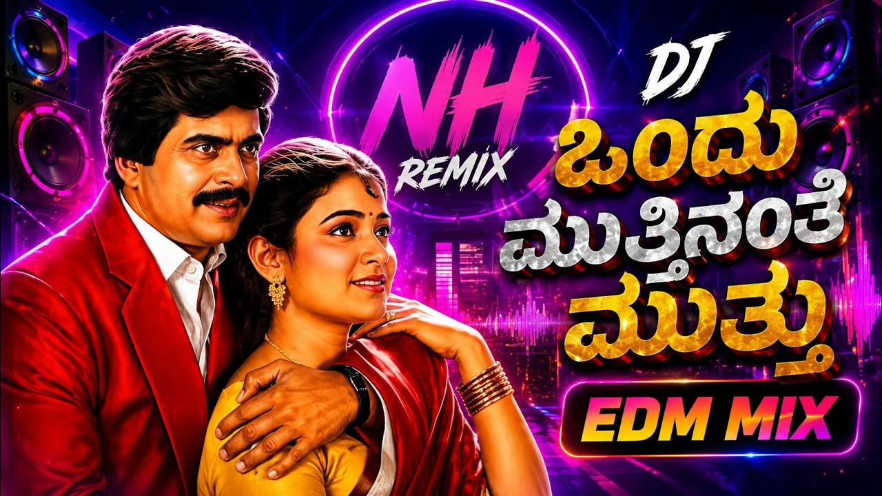 ONDU MUTTHINANTHA MUTTHU EDM BASS BOOSTED | ಒಂದು ಮುತ್ತಿನಂಥ ಮುತ್ತು  DJ REMIX SONG BY NH REMIX SONG