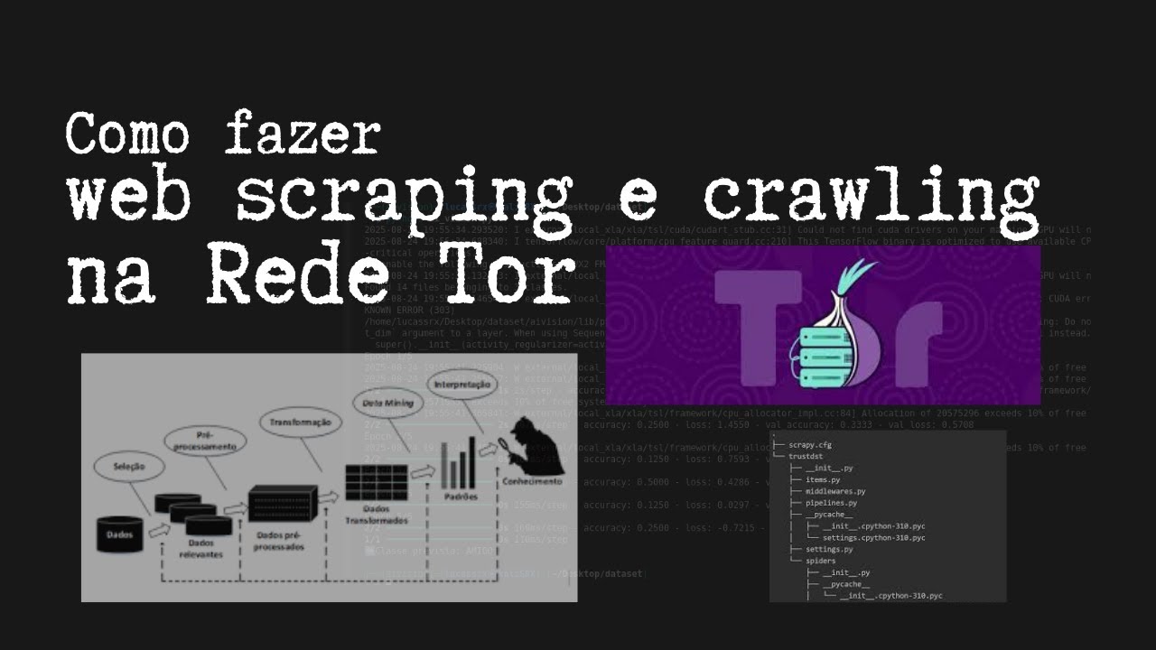 Como fazer web scraping e crawling na Rede Tor