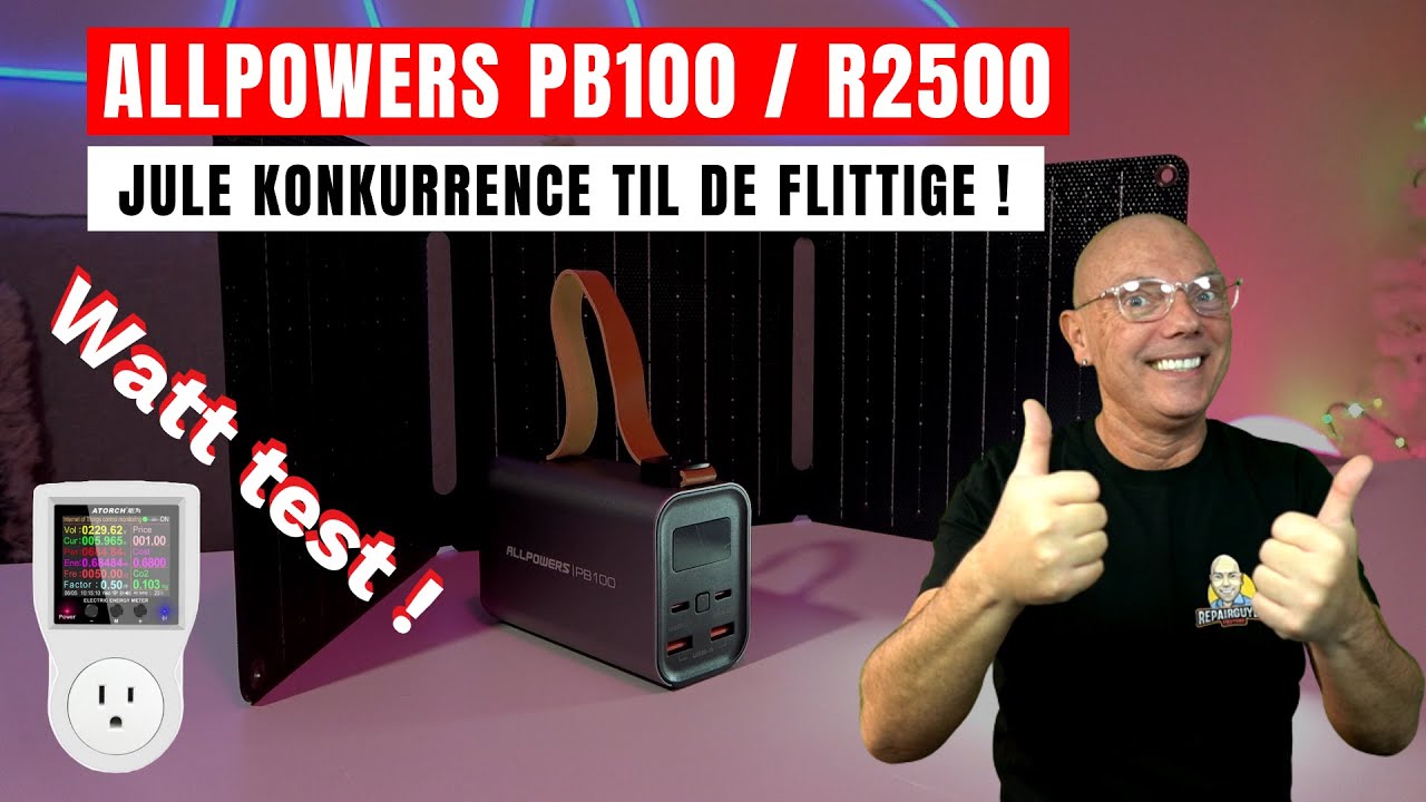Allpowers R2500 & PB100 - Jule Konkurrence !