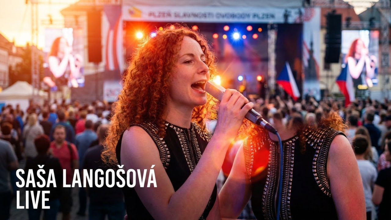 Plzeň slavnosti osvobozen&iacute; 2025 - Sa&scaron;a Lango&scaron;ov&aacute; LIVE