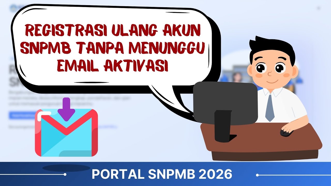 Registrasi Ulang Akun SNPMB tanpa menunggu email aktivasi