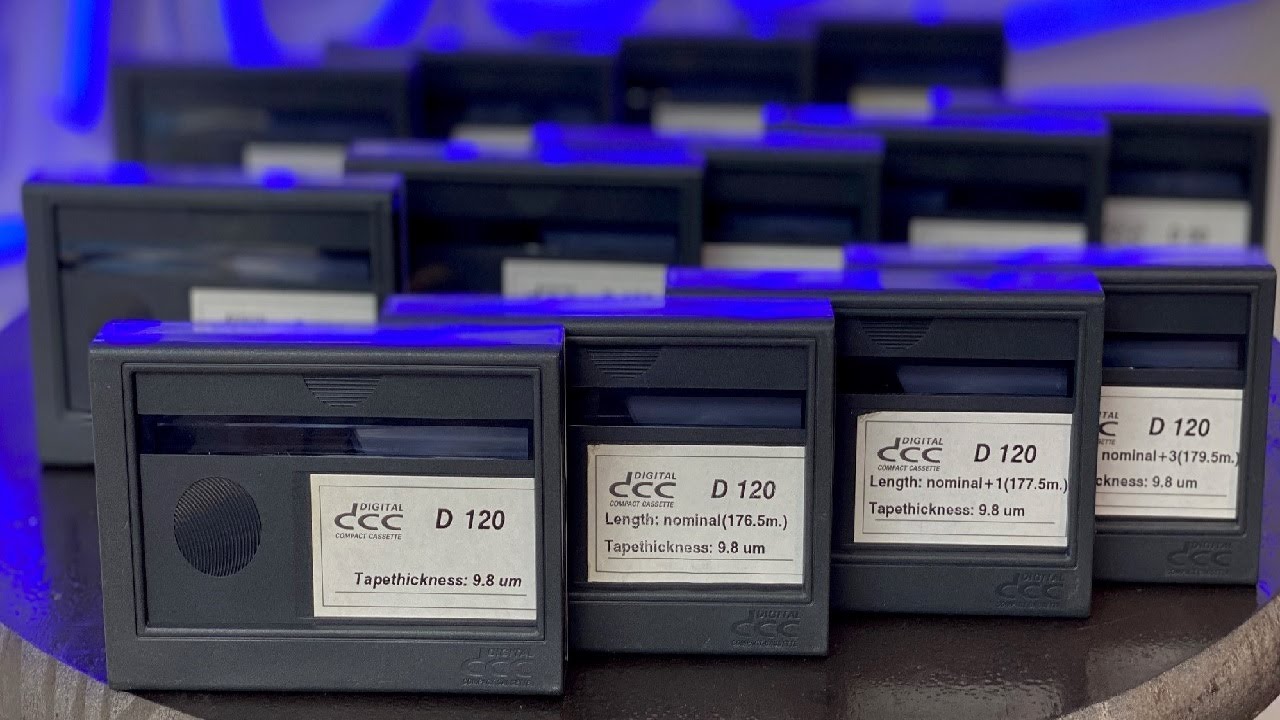 Original Philips DCC Test Tapes from 45 to 120 Minutes