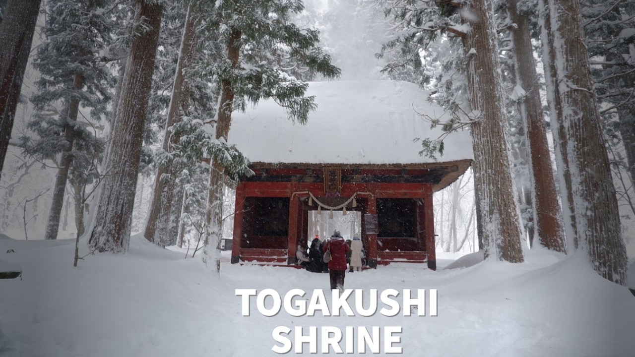 Togakushi Shrine in Nagano ❄️ | Japan Travel Vlog