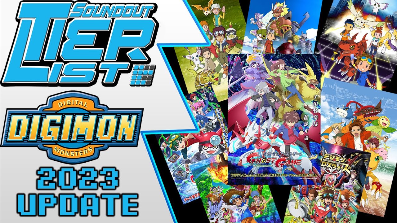 Ranking Every Digimon Anime: 2023 Update Plus Ghost Game Thoughts/Review! Tier List! [Soundout12]