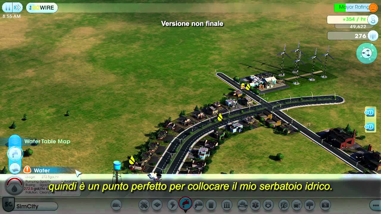 EA SimCity | Gameplay Strategy Video #1 ITALIANO