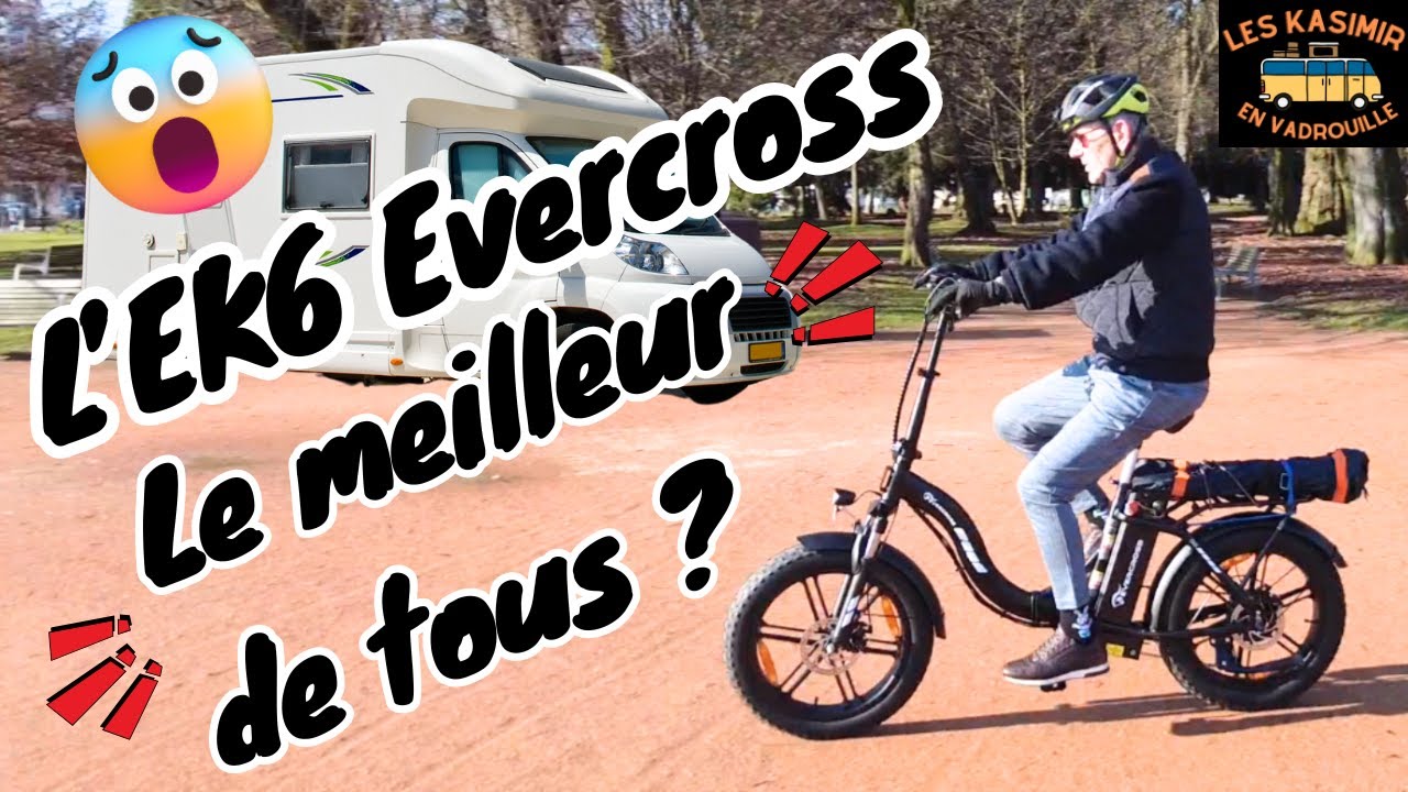 NEW Vélo électrique PLIANT Evercross EK6 meilleur rapport qualité prix ? test, montage #campinglife