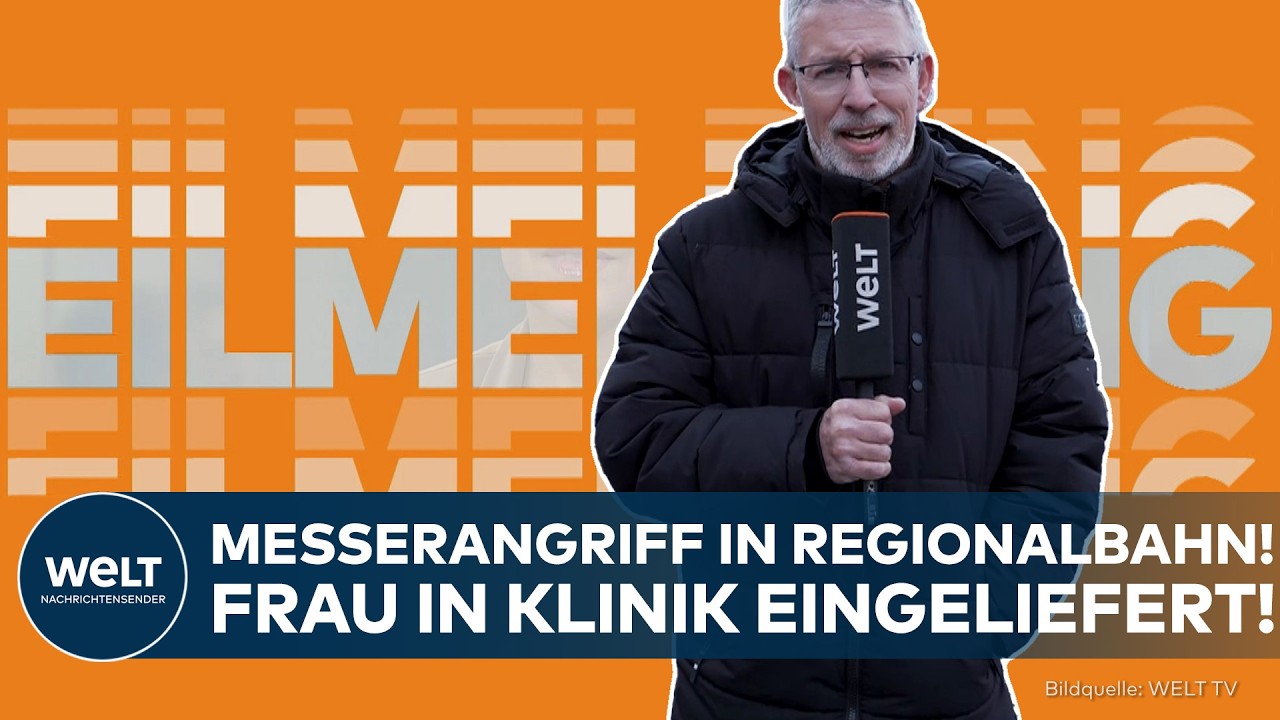 EIL: Messerangriff in Regionalbahn im Saarland! &ndash; Frau in Klinik eingeliefert!
