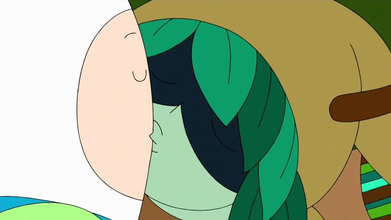 Adventure Time - Huntress Wizard Kisses Finn!!!
