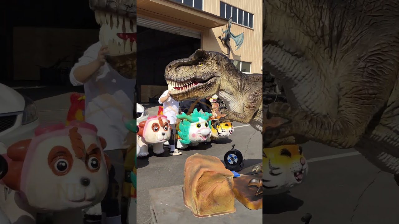 #dinosaur #dinopark #animatronics #animatronicdinosaur #lifesizedinosaur#jurassicpark#dinosaurmodel