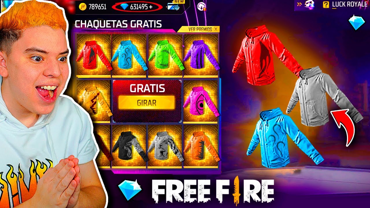 ¡CONSEGÍ LA LUCK ROYALE DE CHAMARRAS EXCLUSIVAS Y VETERANAS DE FREE FIRE!