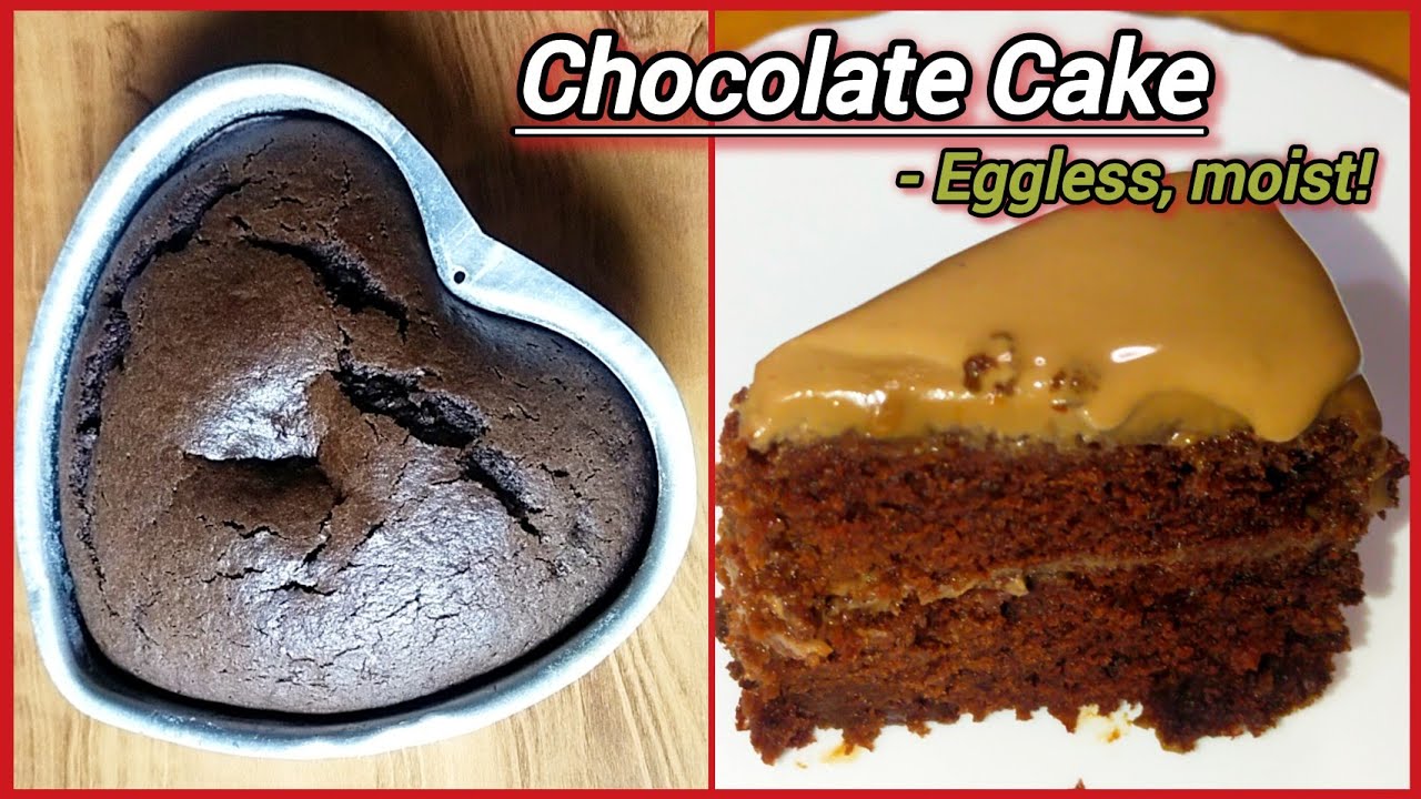 Chocolate Cake Recipe Eggless - Soft, Moist, Spongy | how to make chocolate cake without egg