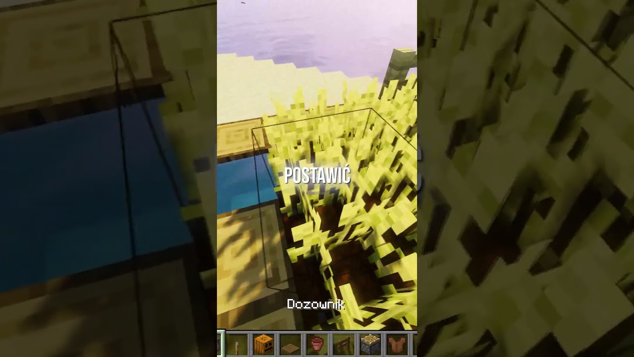 JAK ZBUDOWAĆ STRACH NA WROBLE W MINECRAFT? #shorts